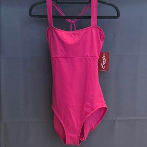 Capezio hot pink leotard
